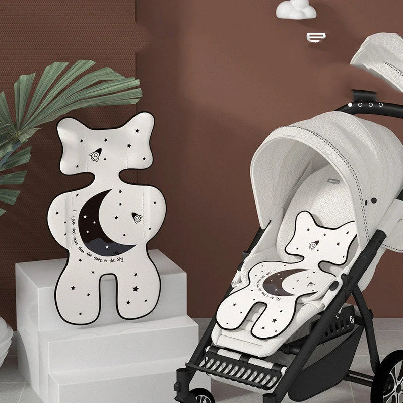 Summer Stroller Cooling Pad with 3D Air Mesh in various colors for baby comfort
