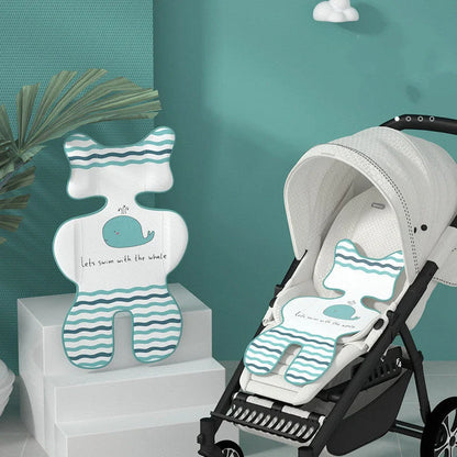 Summer Stroller Cooling Pad with 3D Air Mesh in various colors for baby comfort