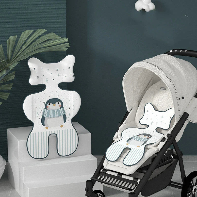 Summer Stroller Cooling Pad with 3D Air Mesh in various colors for baby comfort