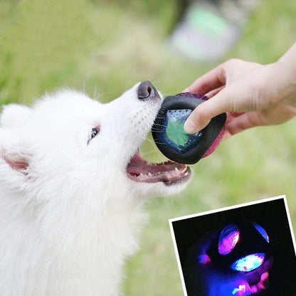 Dog Bite Resistant Ball Sound Bite Toy with luminous effects in various shapes