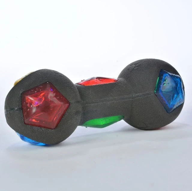 Dog Bite Resistant Ball Sound Bite Toy with luminous effects in various shapes