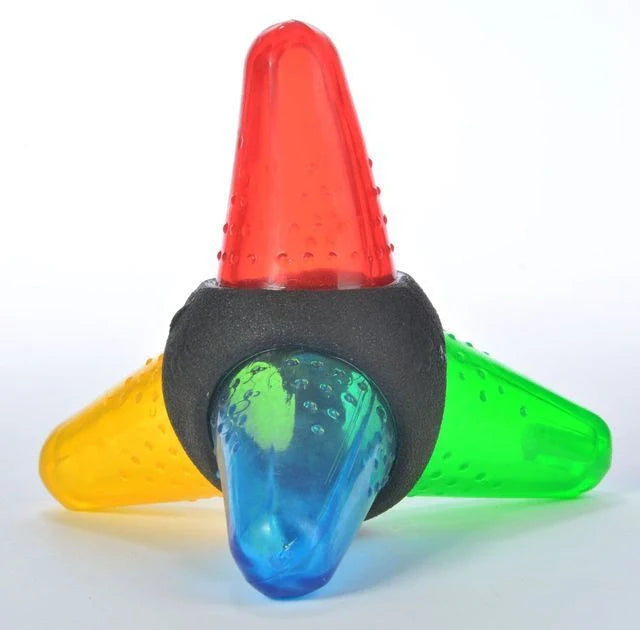 Dog Bite Resistant Ball Sound Bite Toy with luminous effects in various shapes