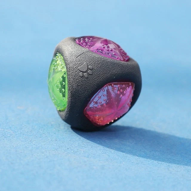 Dog Bite Resistant Ball Sound Bite Toy with luminous effects in various shapes