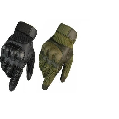 Rugged outdoor touchscreen gloves with reinforced knuckles, durable palm, and breathable wrist design for adventurous users