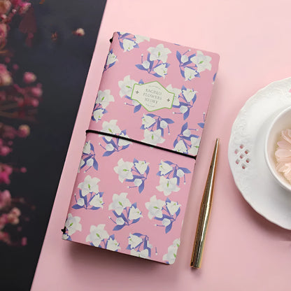 A5 soft cover hand account book notebook showing simple design with 148mm by 210mm dimensions