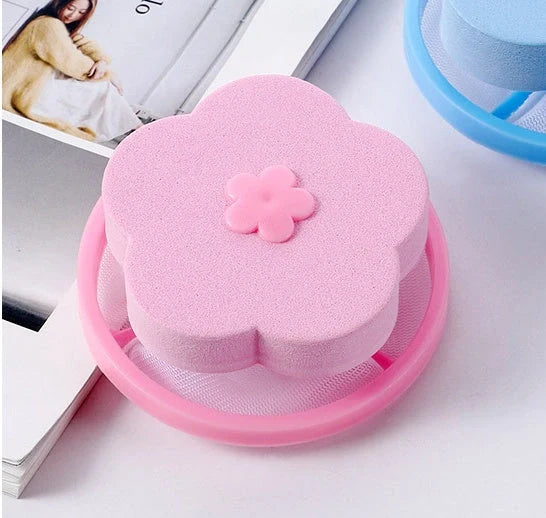 Flower Design Washing Machine Hair Filter for removing lint and hair from laundry