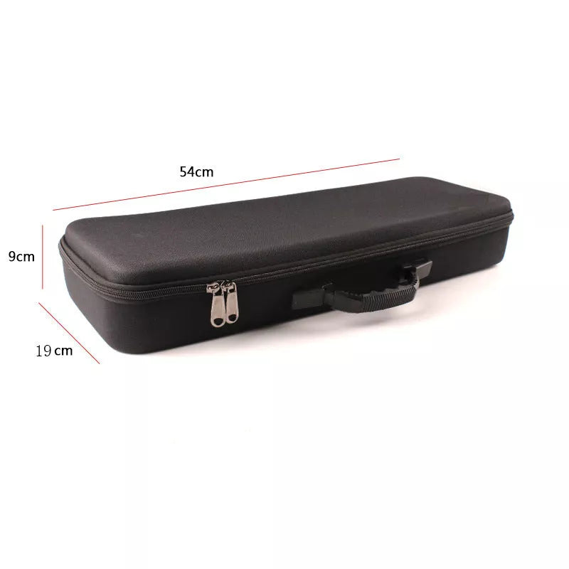 Black EVA fishing tackle bag for river fishing accessories