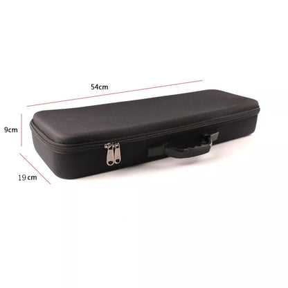Black EVA fishing tackle bag for river fishing accessories