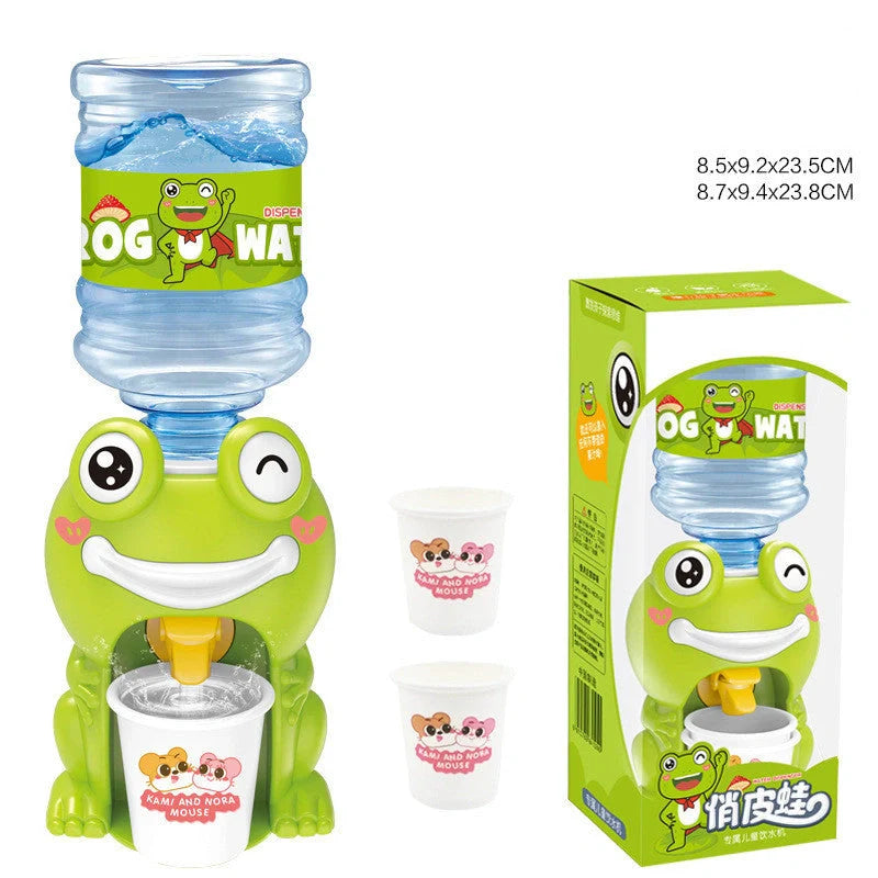 Children's simulated play house beverage machine water dispenser toy with sound effects