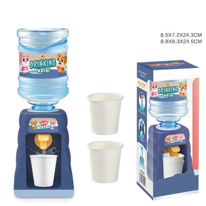 Children's simulated play house beverage machine water dispenser toy with sound effects