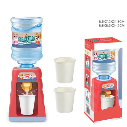 Children's simulated play house beverage machine water dispenser toy with sound effects