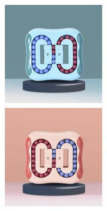 Little Magic Beans Toy - blue stress-relieving cube for kids