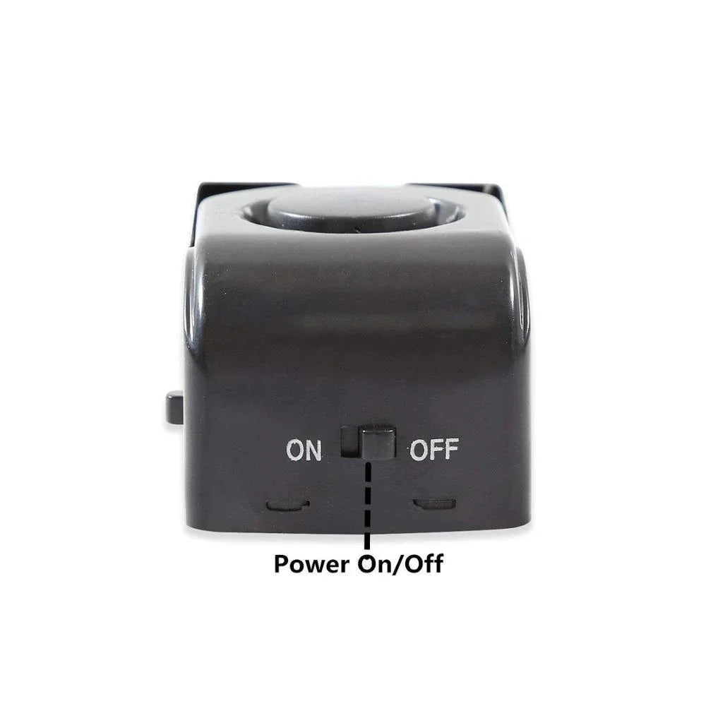Intelligent electronic door stopper alarm system with ABS plastic construction and 150dB siren for home, hotel, and business security
