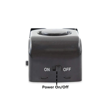 Intelligent electronic door stopper alarm system with ABS plastic construction and 150dB siren for home, hotel, and business security