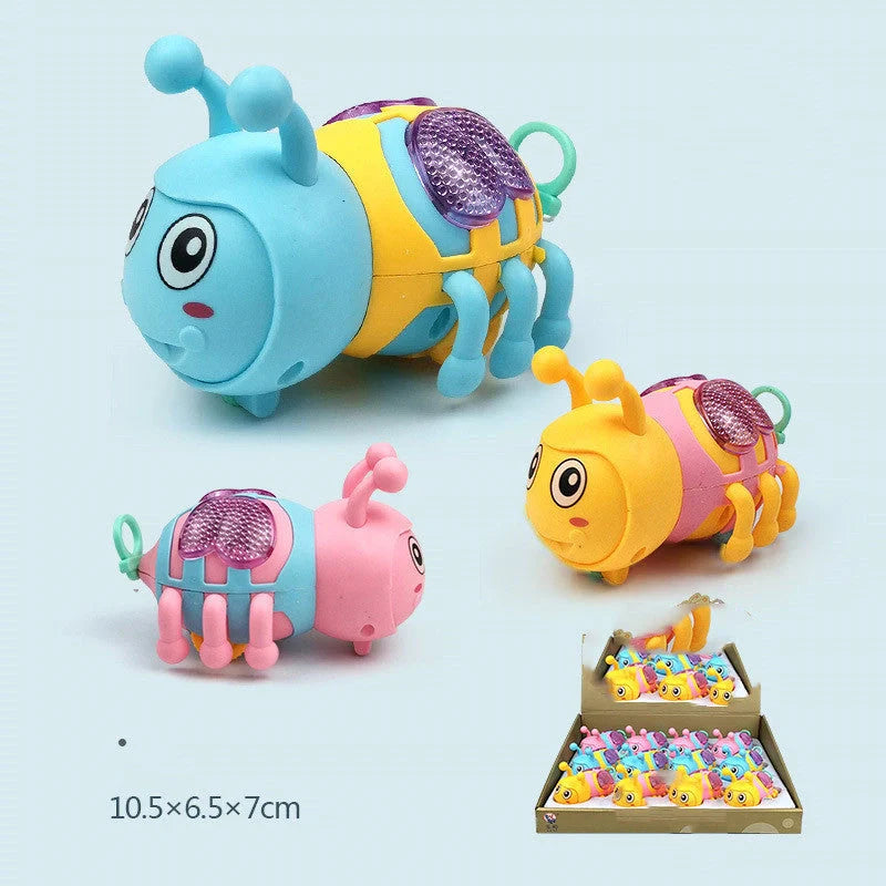 Interactive LED pull string animal toy for kids development with various animal models