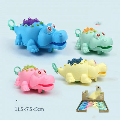 Interactive LED pull string animal toy for kids development with various animal models