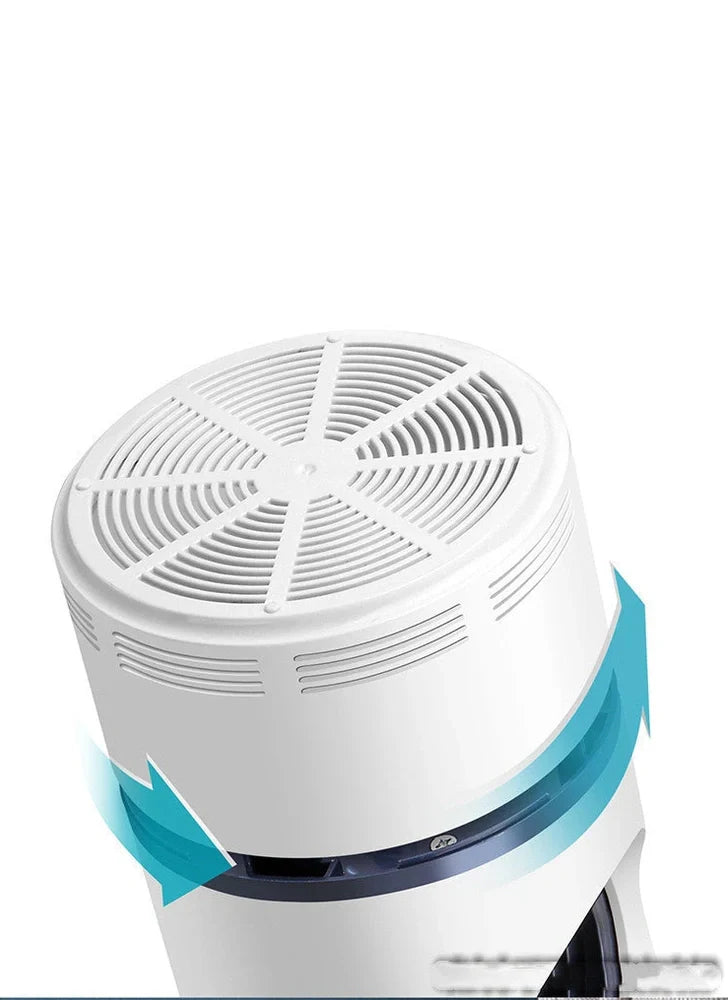 White mosquito killer lamp with violet light technology and USB connection for chemical-free insect control