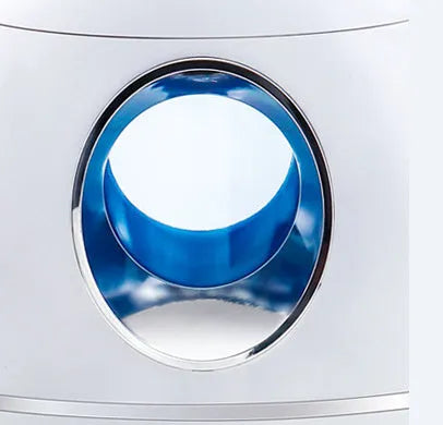 Round white USB aromatherapy humidifier with 800ml tank capacity and 36dB quiet operation