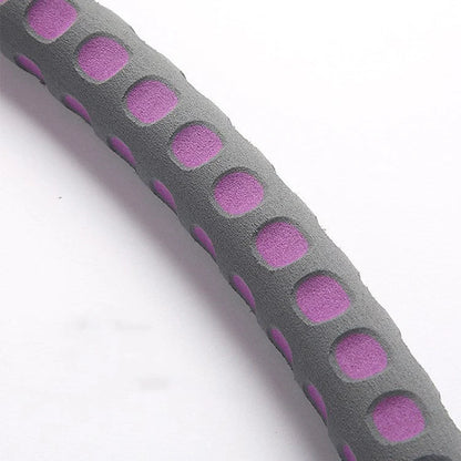 Adjustable stainless steel fitness hoop for weight loss and body toning