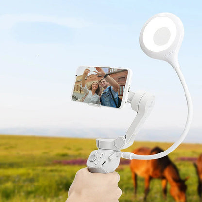 Hand-held small universal fill light for live broadcast and selfie, white color