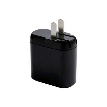 3-port USB charger with LED display for fast charging at 3.4A, ideal for travelers