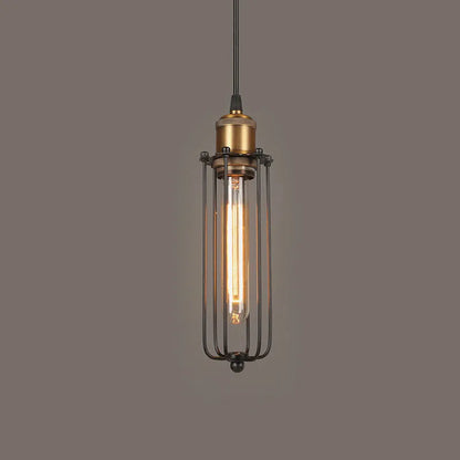 Brown iron chandelier with fishing line design for 10-15㎡ illumination in living rooms