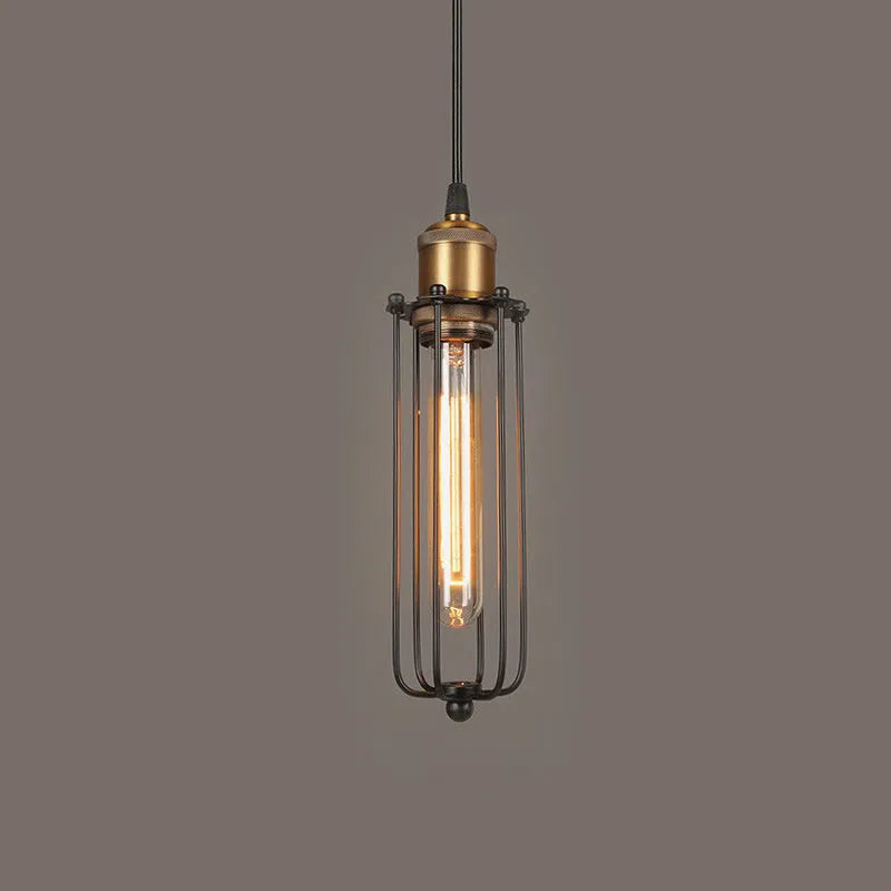 Nordic Retro Industrial Gladiator Chandelier: A 220V iron chandelier with a fishing line design, providing illumination for areas of 10-15㎡ in living rooms, bedrooms, or dining rooms.