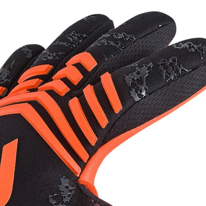 Swordsman Series Goalkeeper Gloves with CONTACT latex palm in orange and black
