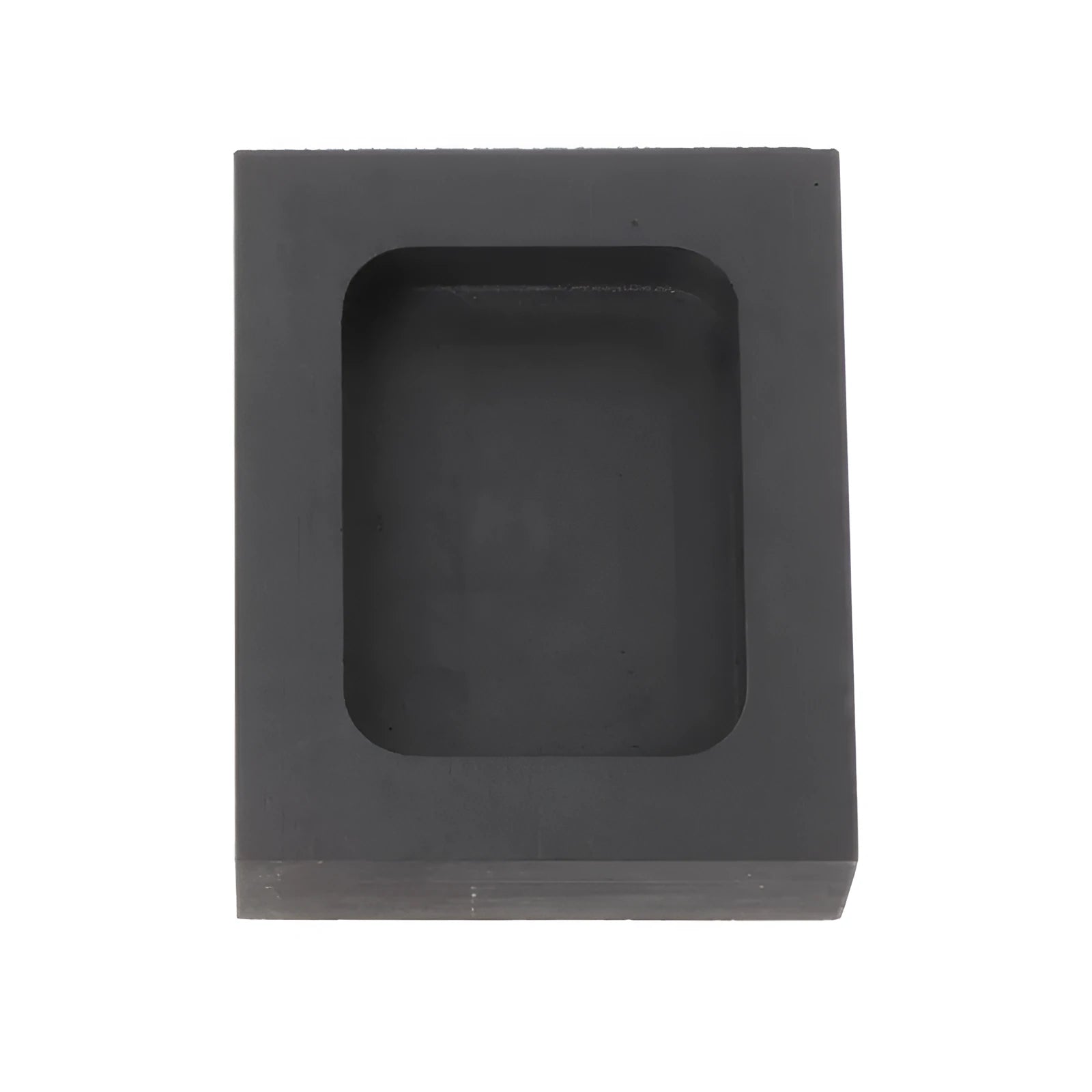 Square graphite crucible for melting gold, silver, and platinum with high-purity construction