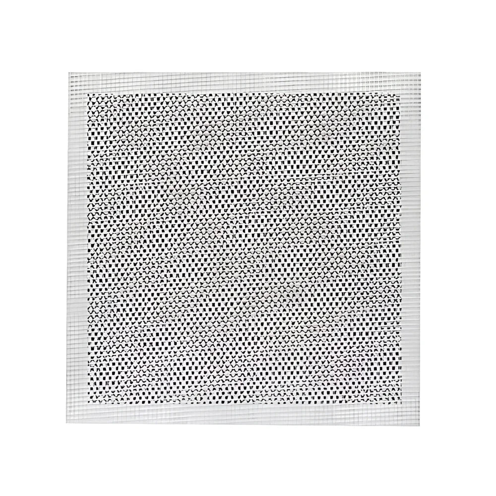 Silver wall mending board repair kit with 10 aluminum and glass fiber mesh panels