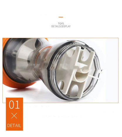 Interactive pet food puzzle toy designed to slow feed dogs and prevent obesity