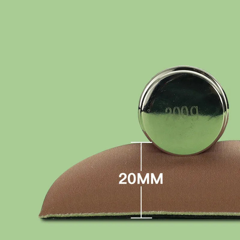 Green kiwi-shaped mouse pad with 20mm thick silicone wrist support on office desk