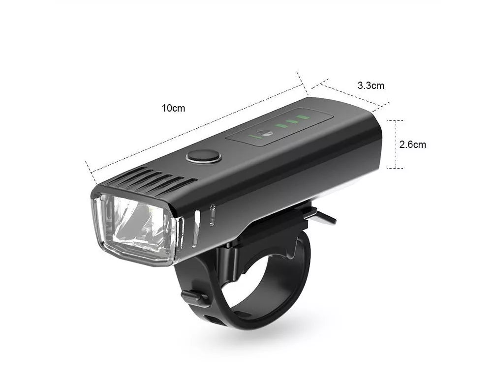 Light Sensor Bicycle Light with 250 lumens brightness and smart light modes
