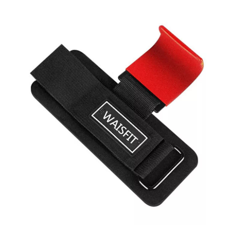 Power-assisted hook belt for fitness workouts in blue, red, yellow, and black