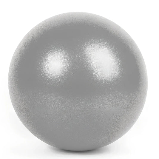 5-piece yoga equipment set showing 38cm Pilates circle, 25cm ball, 183cm belt, 150cm strap, 24cm ring