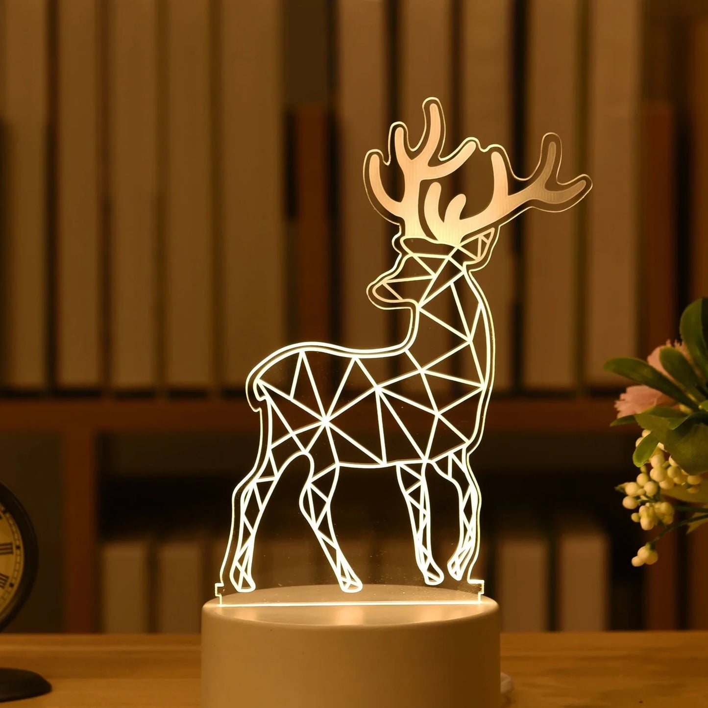 Cartoon 3D night light with touch control measuring 210mm by 110mm