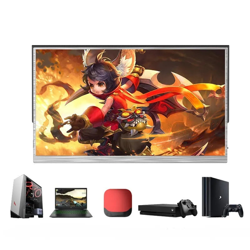 Zeuslap 15-inch ultra-thin portable monitor with IPS screen and HDMI cable for gaming
