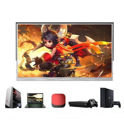 Zeuslap 15-inch ultra-thin portable monitor with IPS screen and HDMI cable for gaming