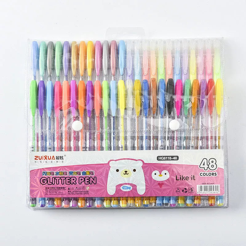 Flash Pen Highlighter Set with 0.5mm tip for precise artwork and note-taking