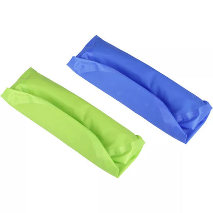 Compact folding washbasin bucket for camping, blue and green options available