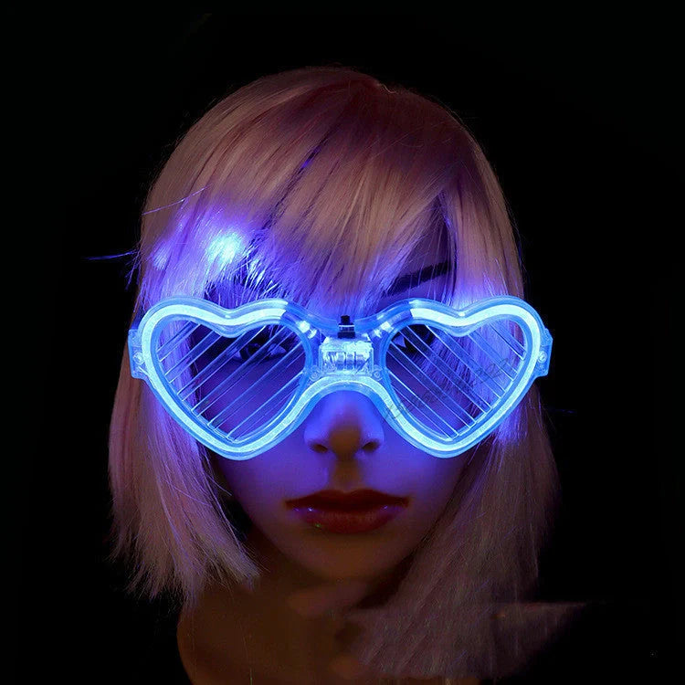 Vibrant LED light up glasses for parties, available in multiple colors and styles