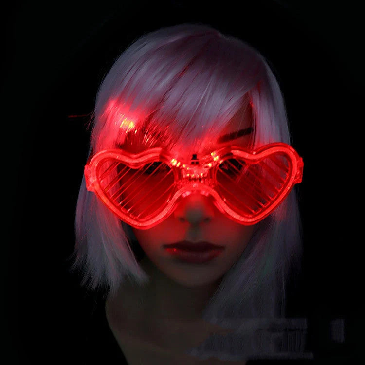 Vibrant LED light up glasses for parties, available in multiple colors and styles