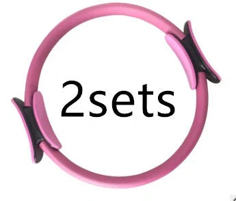 Dual Exercise Pilates Ring for core strengthening and posture correction in various colors