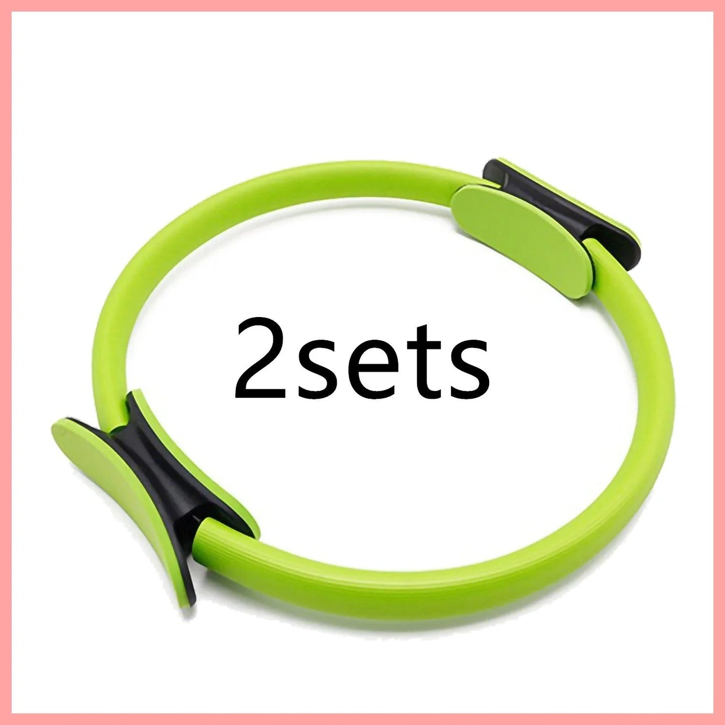 Dual Exercise Pilates Ring for core strengthening and posture correction in various colors