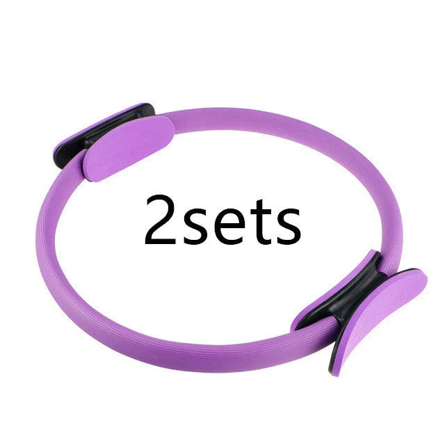 Dual Exercise Pilates Ring for core strengthening and posture correction in various colors