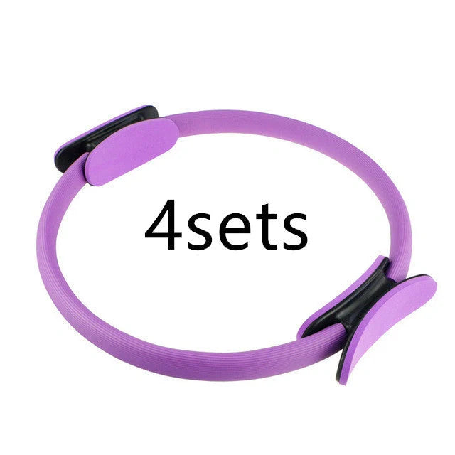 Dual Exercise Pilates Ring for core strengthening and posture correction in various colors