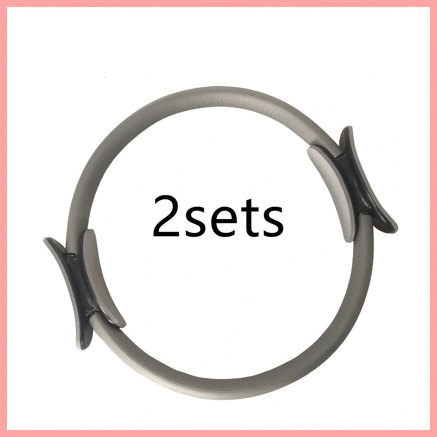 Dual Exercise Pilates Ring for core strengthening and posture correction in various colors