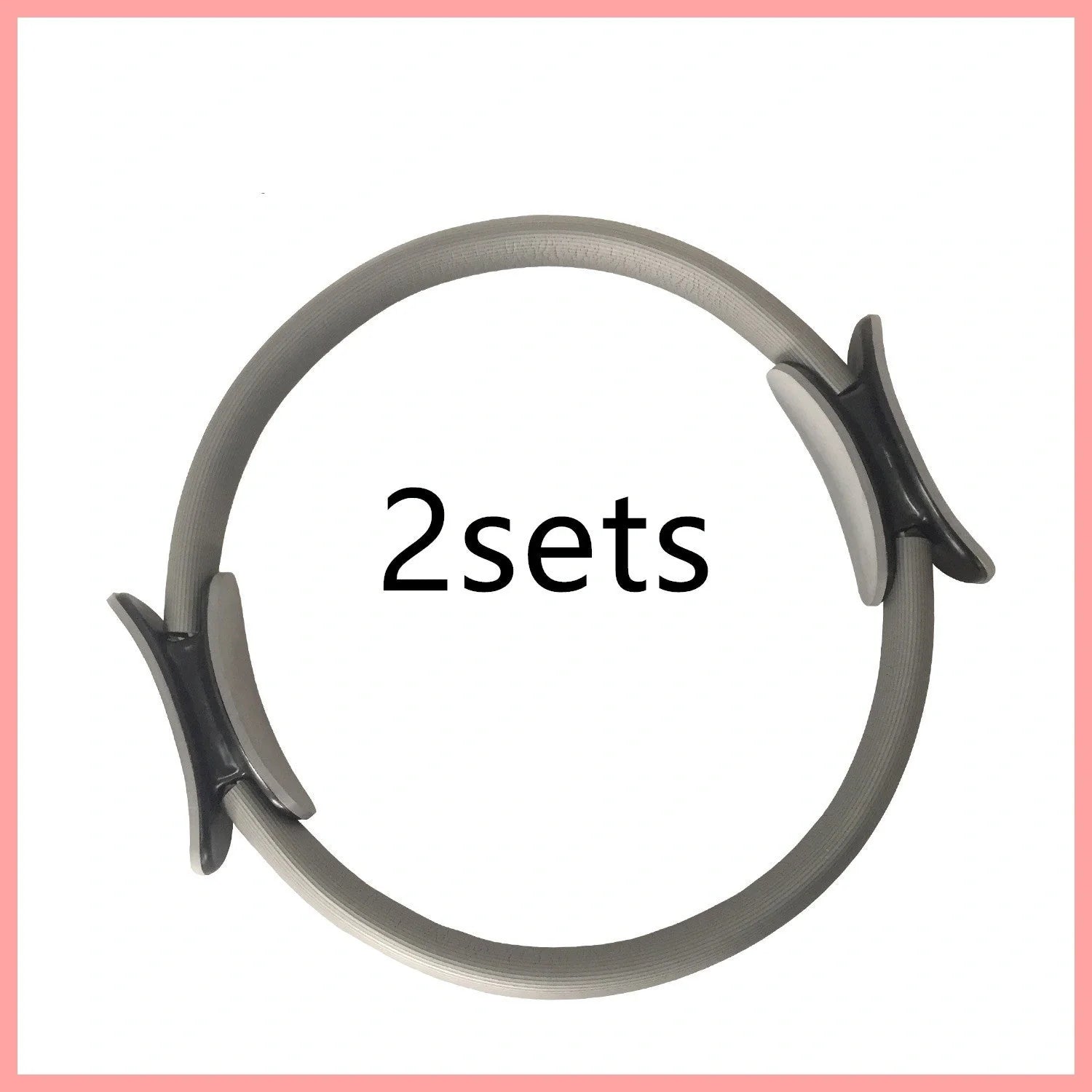 Dual Exercise Pilates Ring for core strengthening and posture correction in various colors