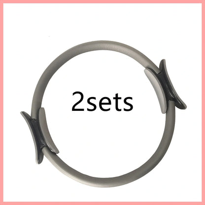 Dual Exercise Pilates Ring for core strengthening and posture correction in various colors