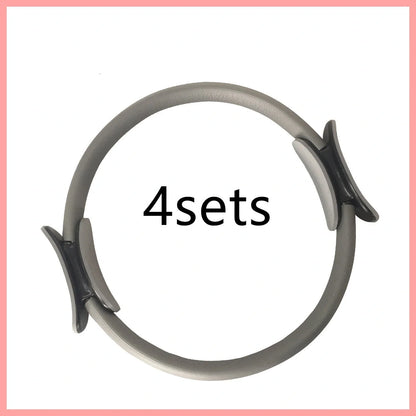 Dual Exercise Pilates Ring for core strengthening and posture correction in various colors